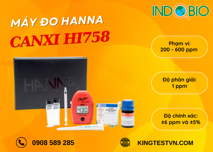 Máy đo canxi trong nước Hanna HI758